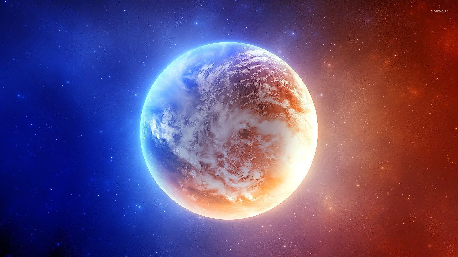 1920x1080 Red and blue planet [2] wallpaper wallpaper, Desktop