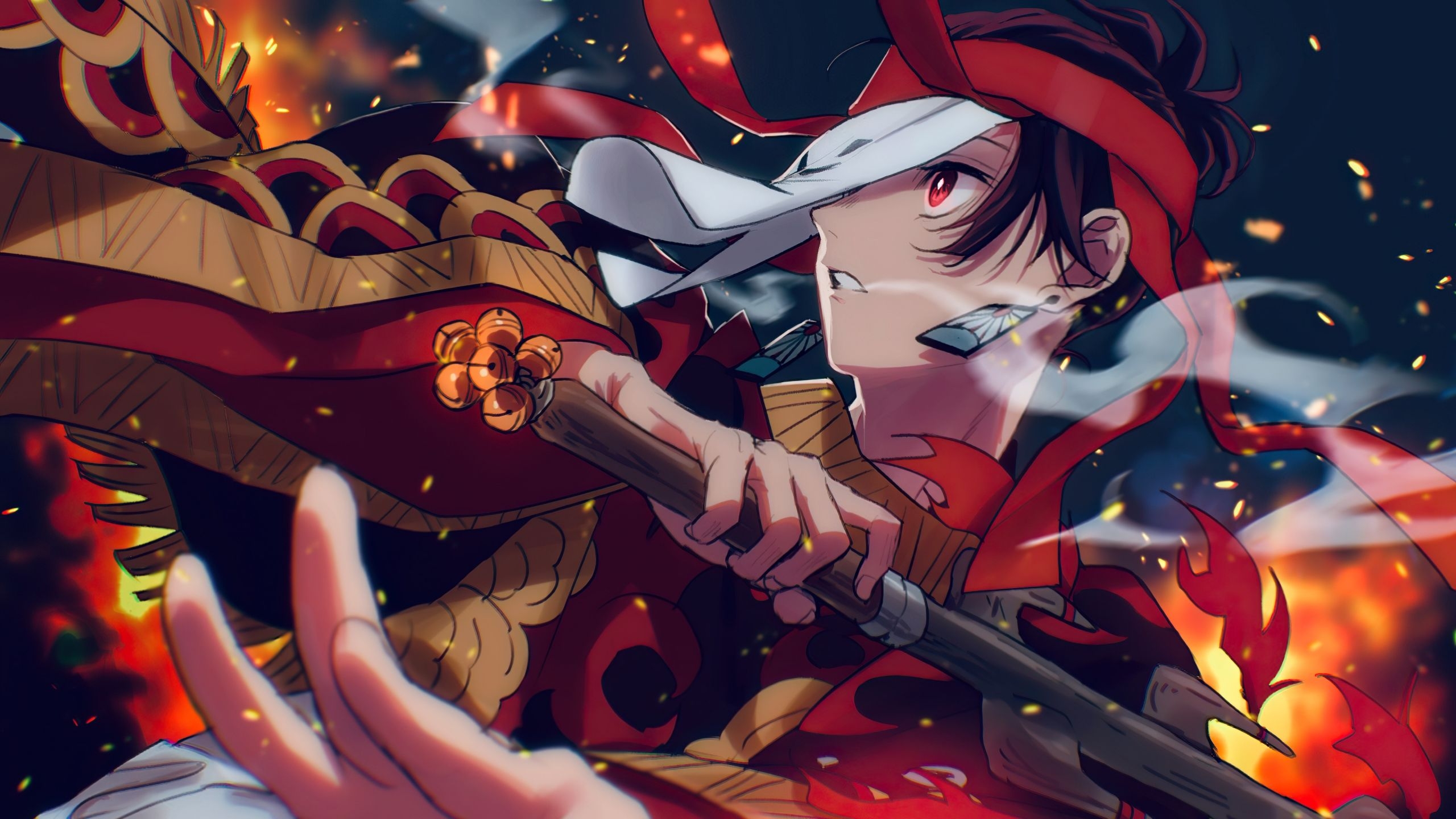 2560x1440 Demon Slayer Tanjirou Wallpaper Free Demon Slayer Tanjirou Background, Desktop