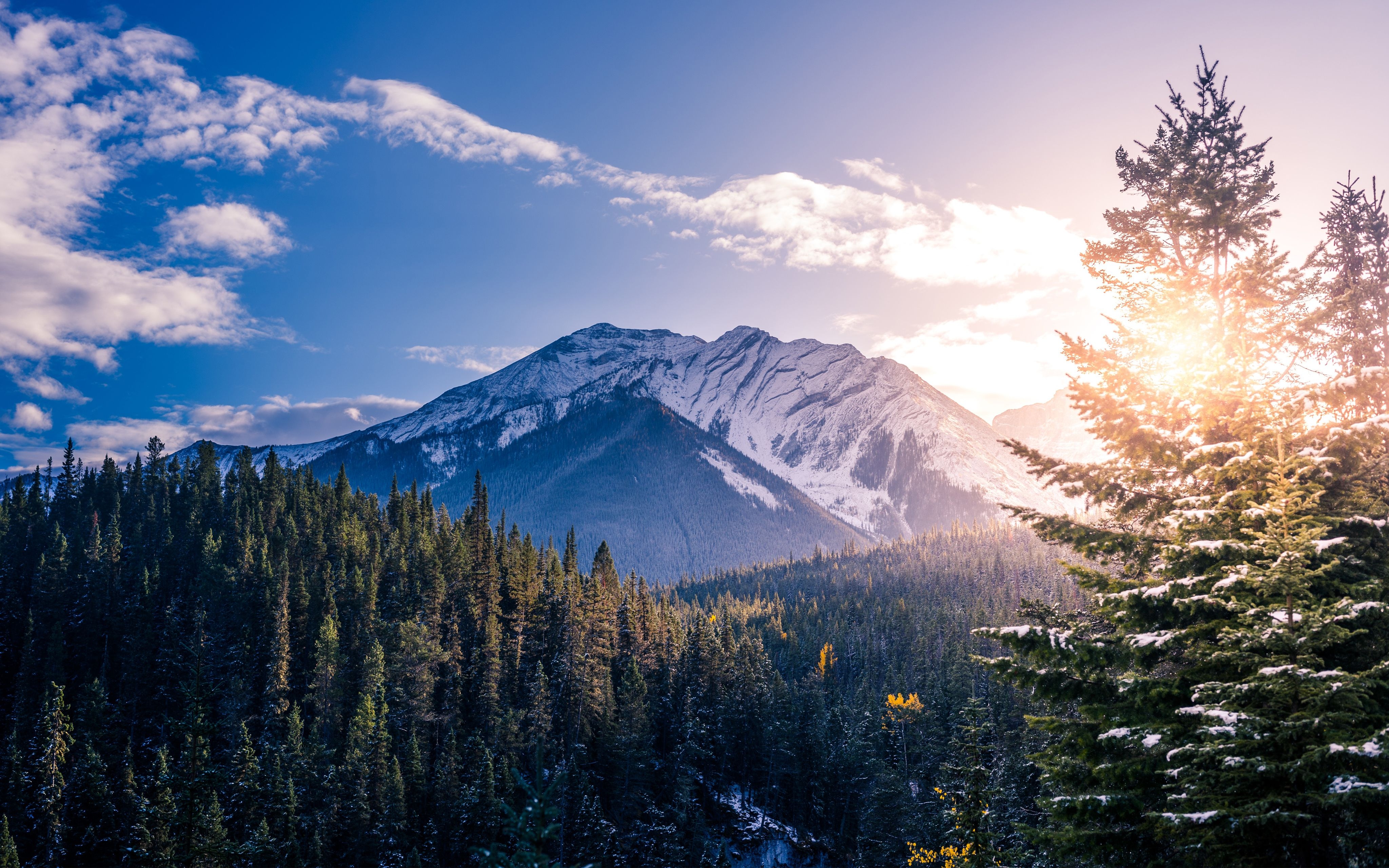 4100x2560 Banff National Park 4K Wallpaper, Desktop