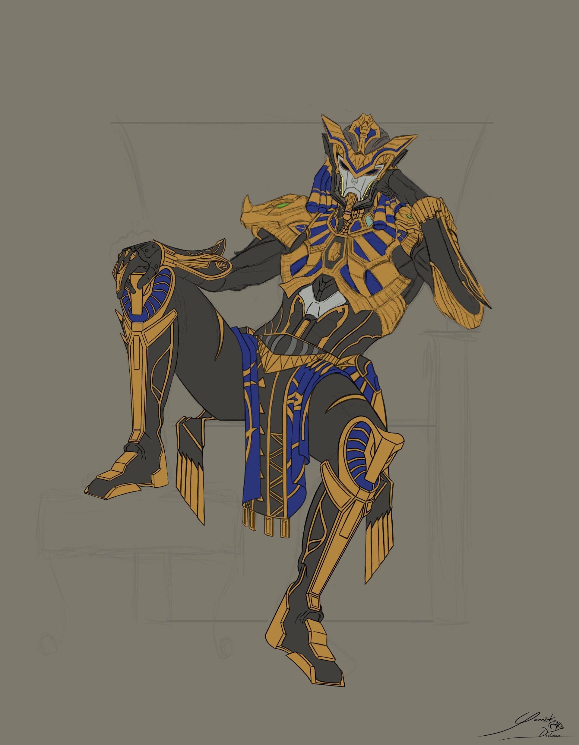 1920x2470 Yannick Dubeau Pharaoh X Suit Challenge, Phone