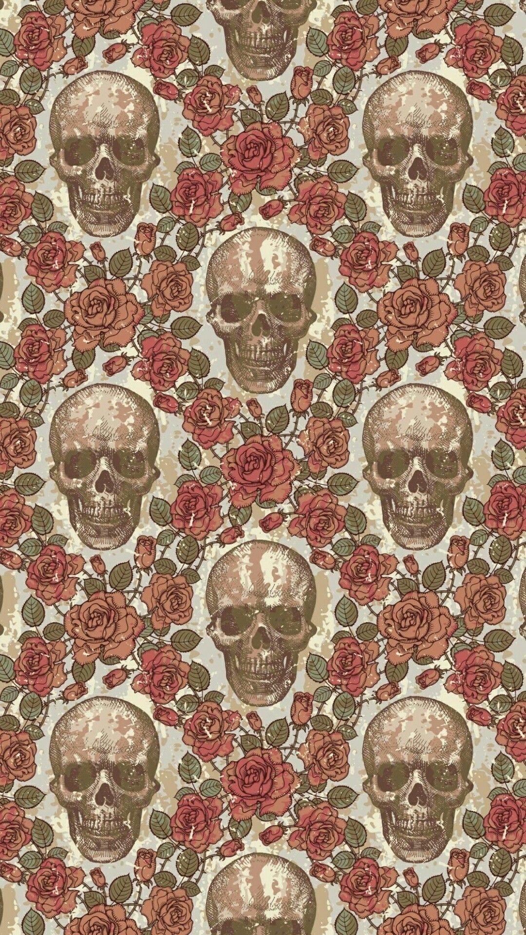 1080x1920 Cute Skull Wallpaper, Phone