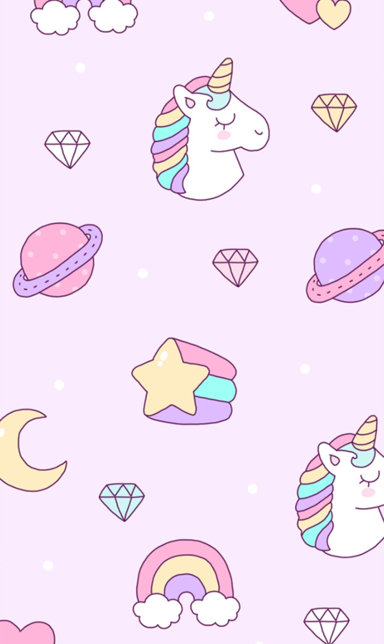 1250x2080 Kawaii Unicorn Wallpaper Free.wallpaperaccess.com, Phone