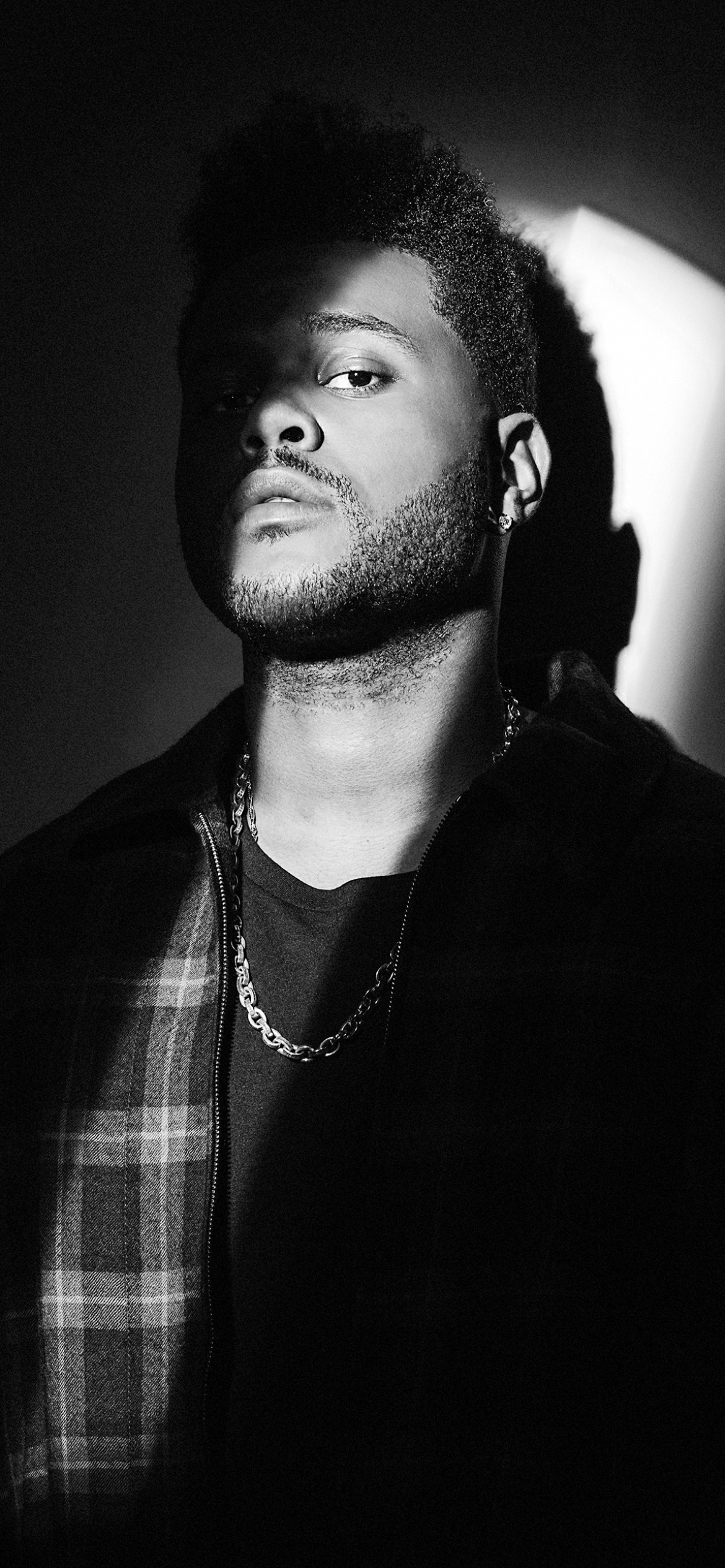 1170x2540 The Weeknd Wallpaper 4K, Canadian Singer, Black Dark, Phone