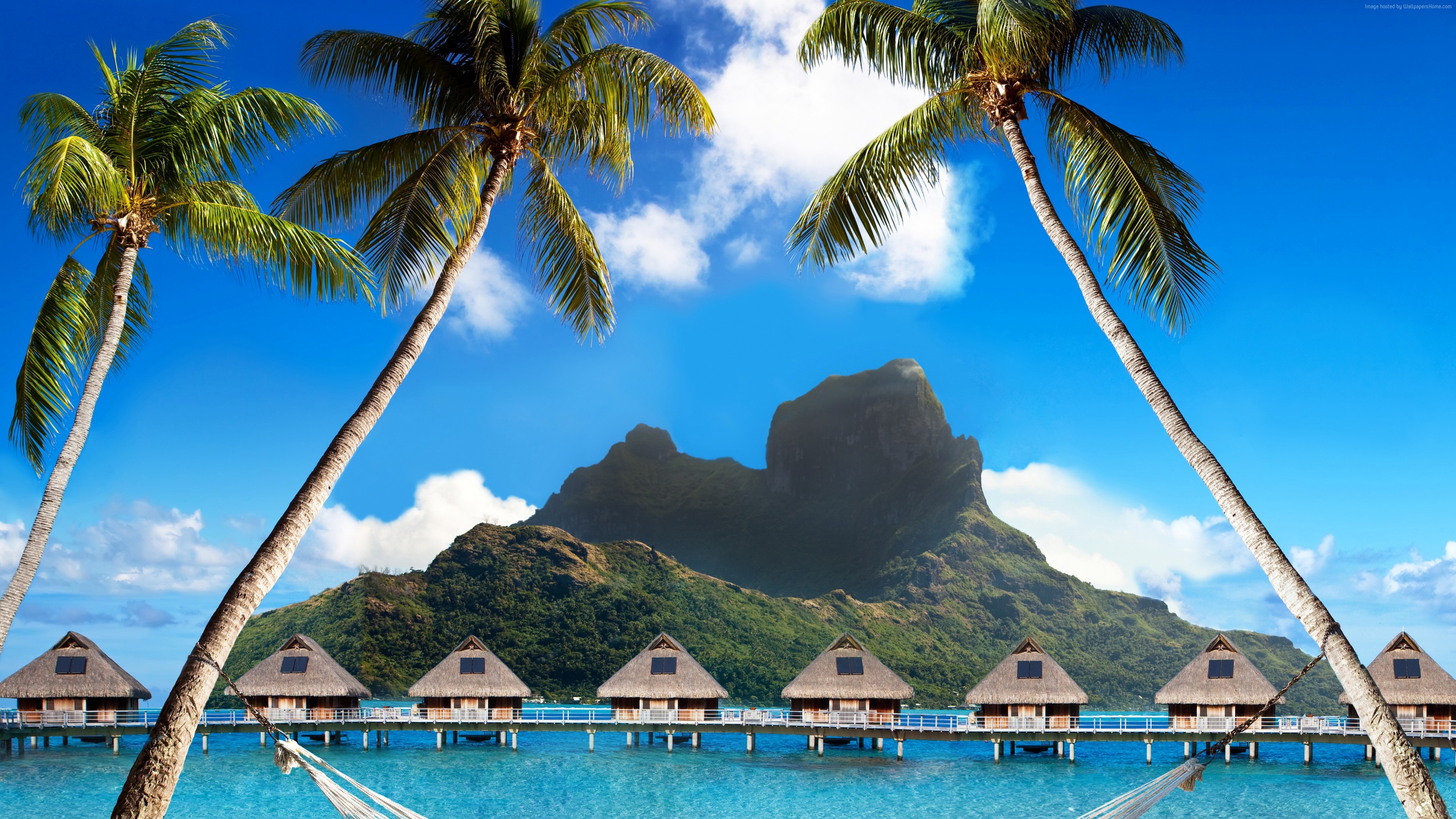 3840x2160 Wallpaper Bora Bora, 5k, 4k wallpaper, French Polynesia, Best, Desktop