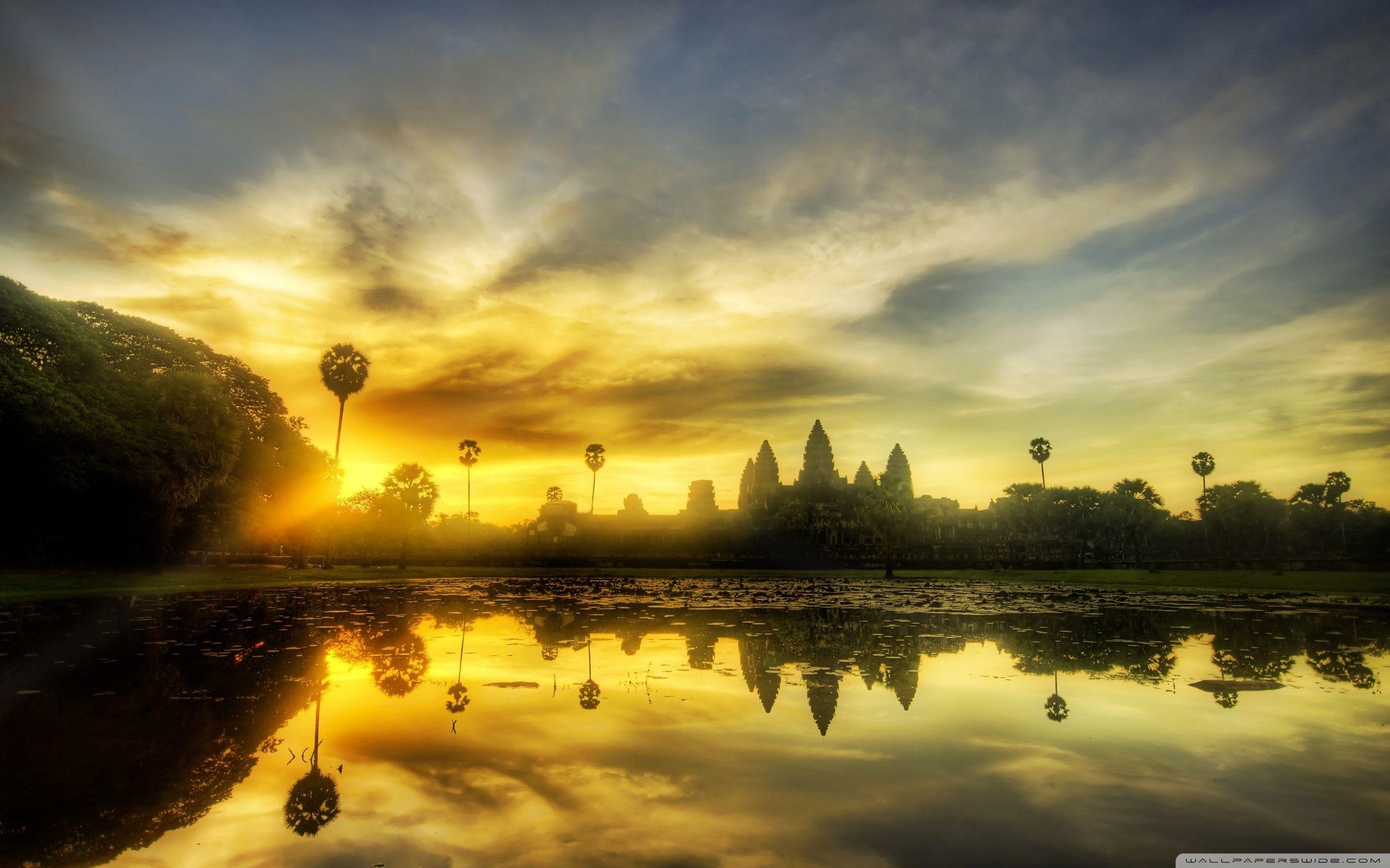 2560x1600 Angkor Wat, Cambodia HD desktop wallpaper, High Definition, Desktop