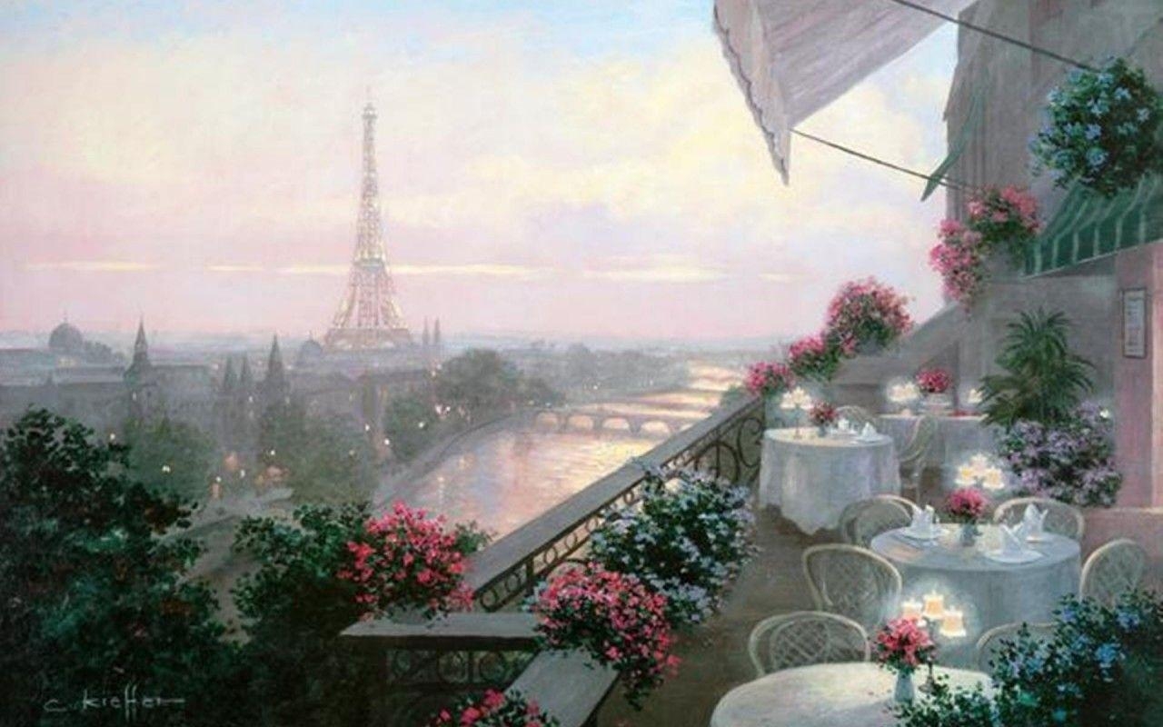 1280x800 Parisian Cafe Eiffel Tower wallpaper. Parisian Cafe Eiffel Tower, Desktop