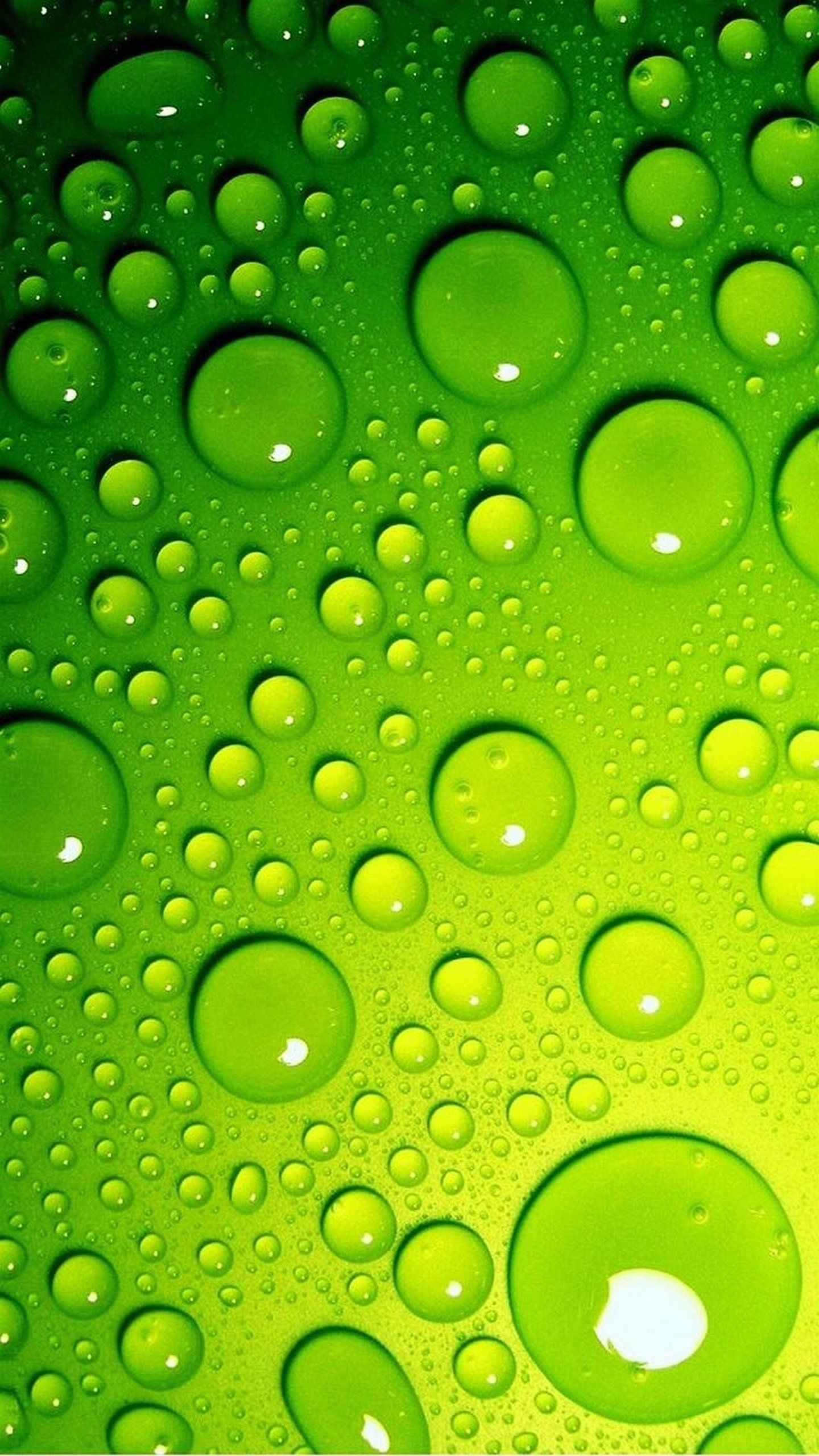 1440x2560 Green Drops. Green wallpaper, iPhone background, Green screen, Phone