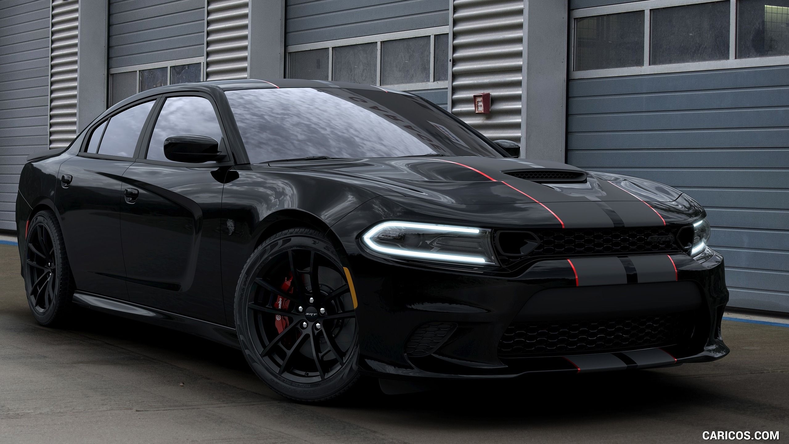 2560x1440 Dodge Charger SRT Hellcat Octane Edition (Color: Pitch Black) Three Quarter. HD Wallpaper, Desktop