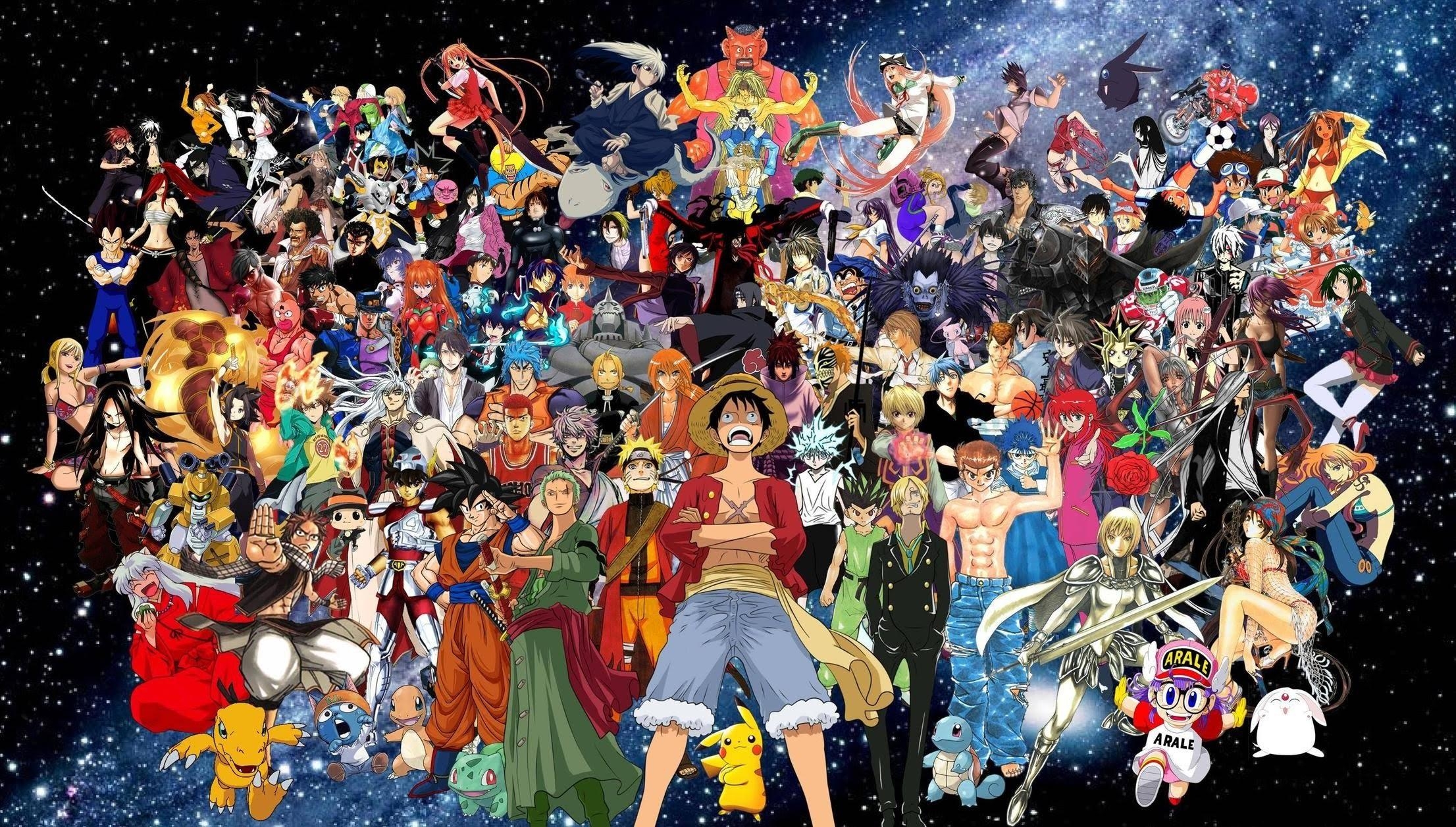 2220x1260 All Anime Characters HD Wallpaper, Desktop