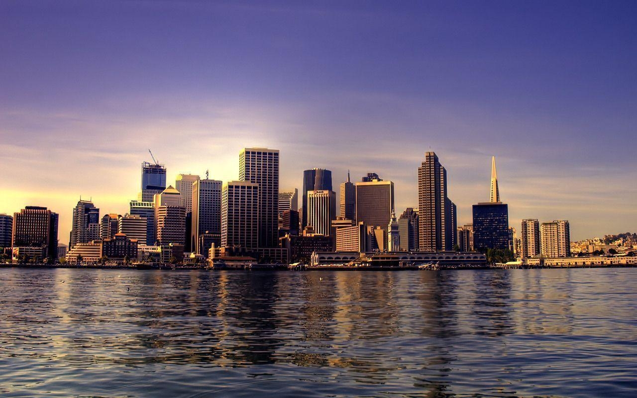 1280x800 image For > San Francisco Skyline Wallpaper, Desktop