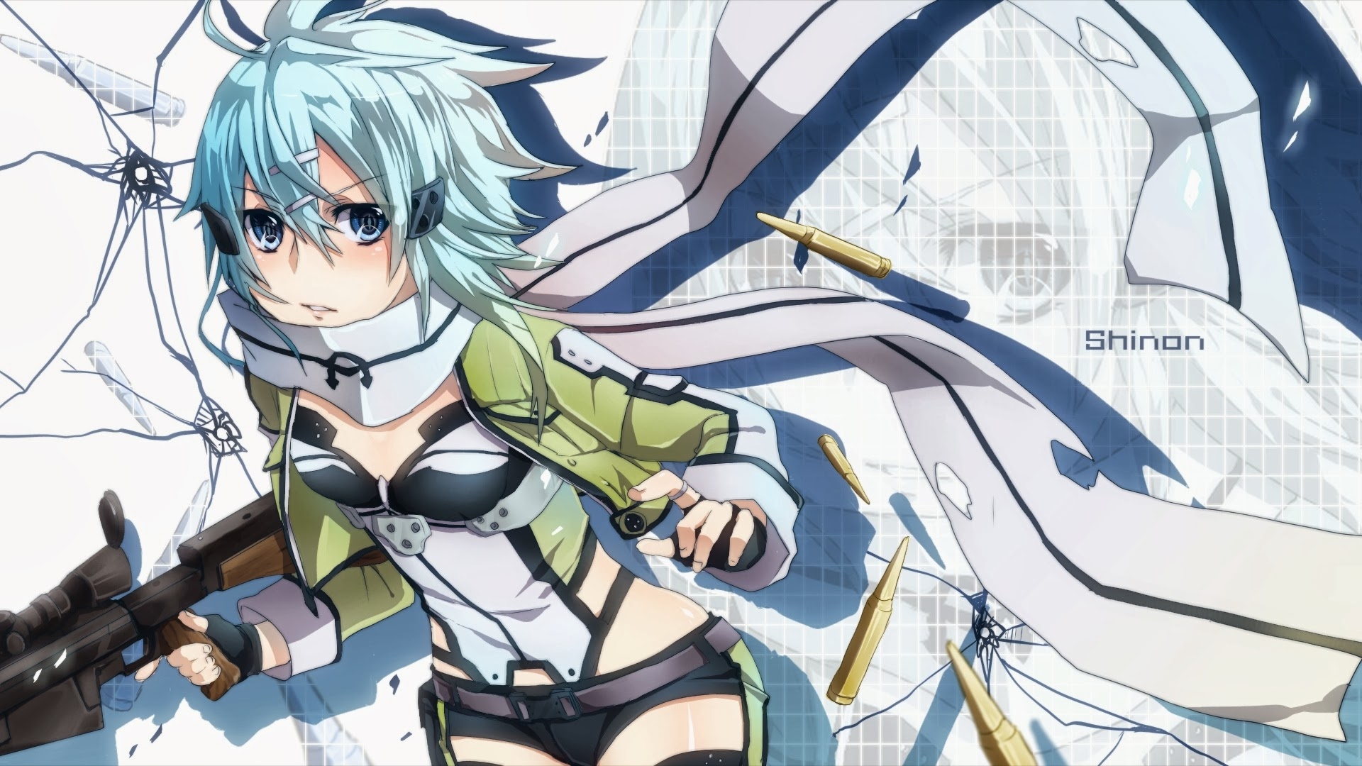 1920x1080 Gun Gale Online Sinon 66 HD Wallpaper, Desktop