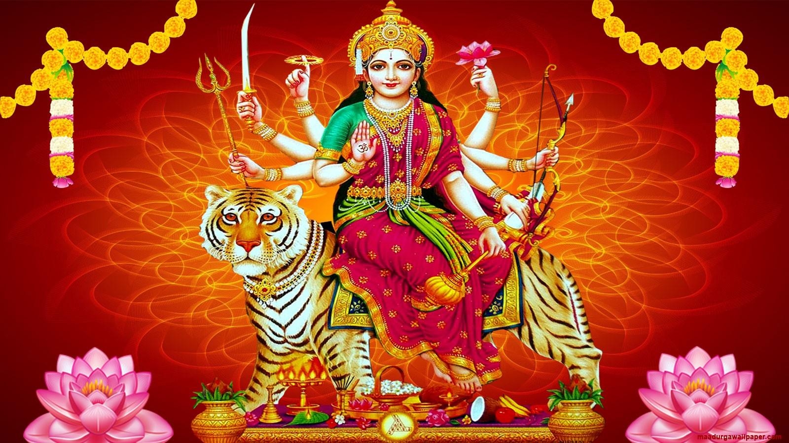 1600x900 MAA DURGA 4K WALLPAPERS, Desktop