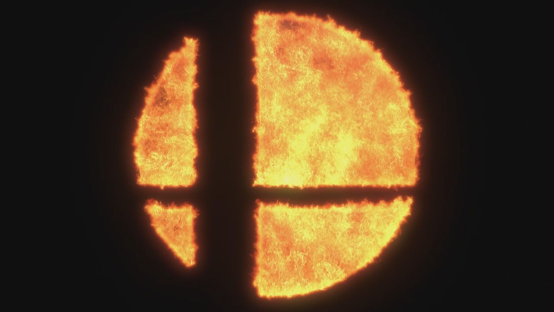 1920x1080 Steam Workshop::Super Smash Bros. Ultimate Fire Logo (Animated), Desktop