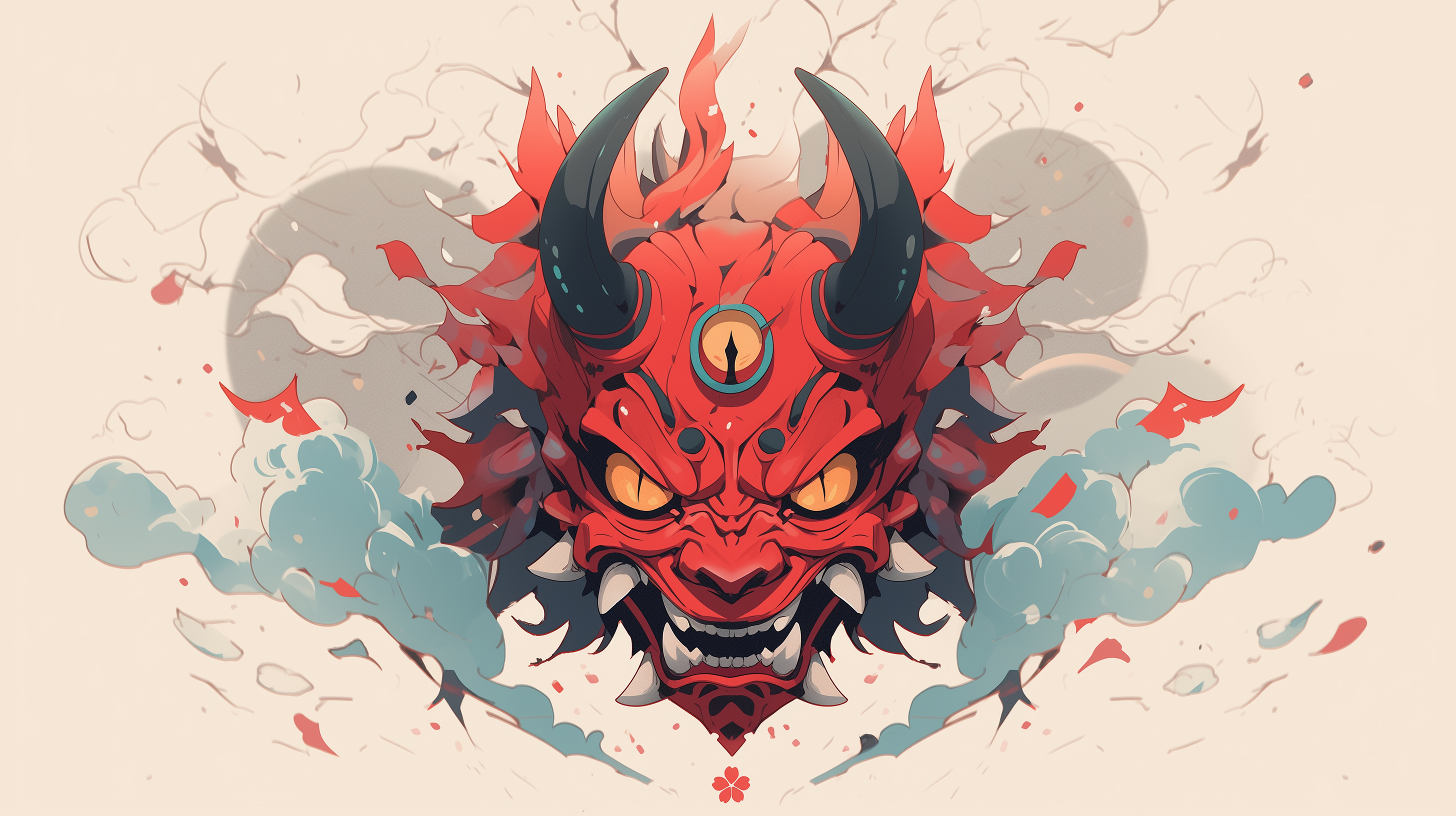 2920x1640 Original Oni Mask HD Wallpaper, Desktop