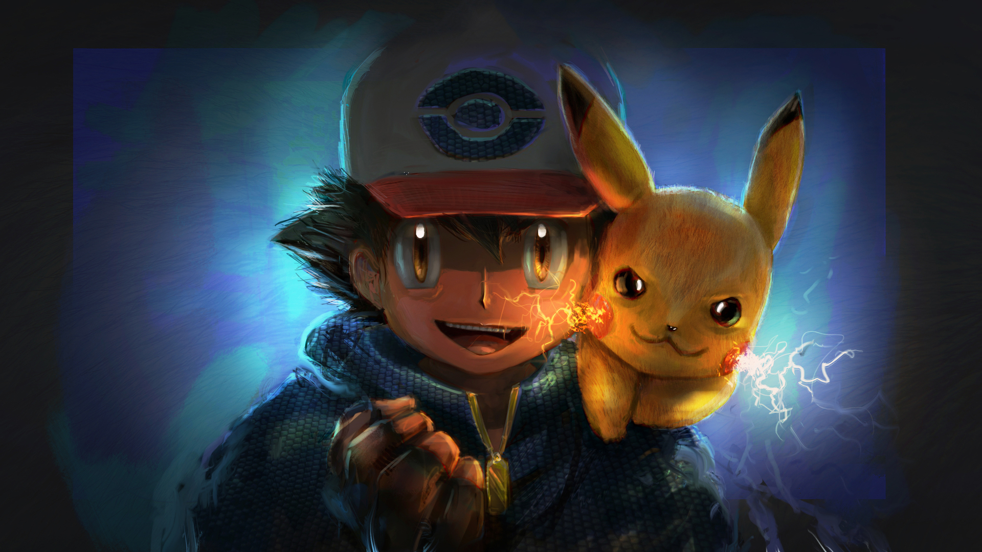 1920x1080 Ash And Pikachu Artwork Laptop Full HD 1080P HD 4k Wallpaper, Image, Background, Photo and Picture, Desktop