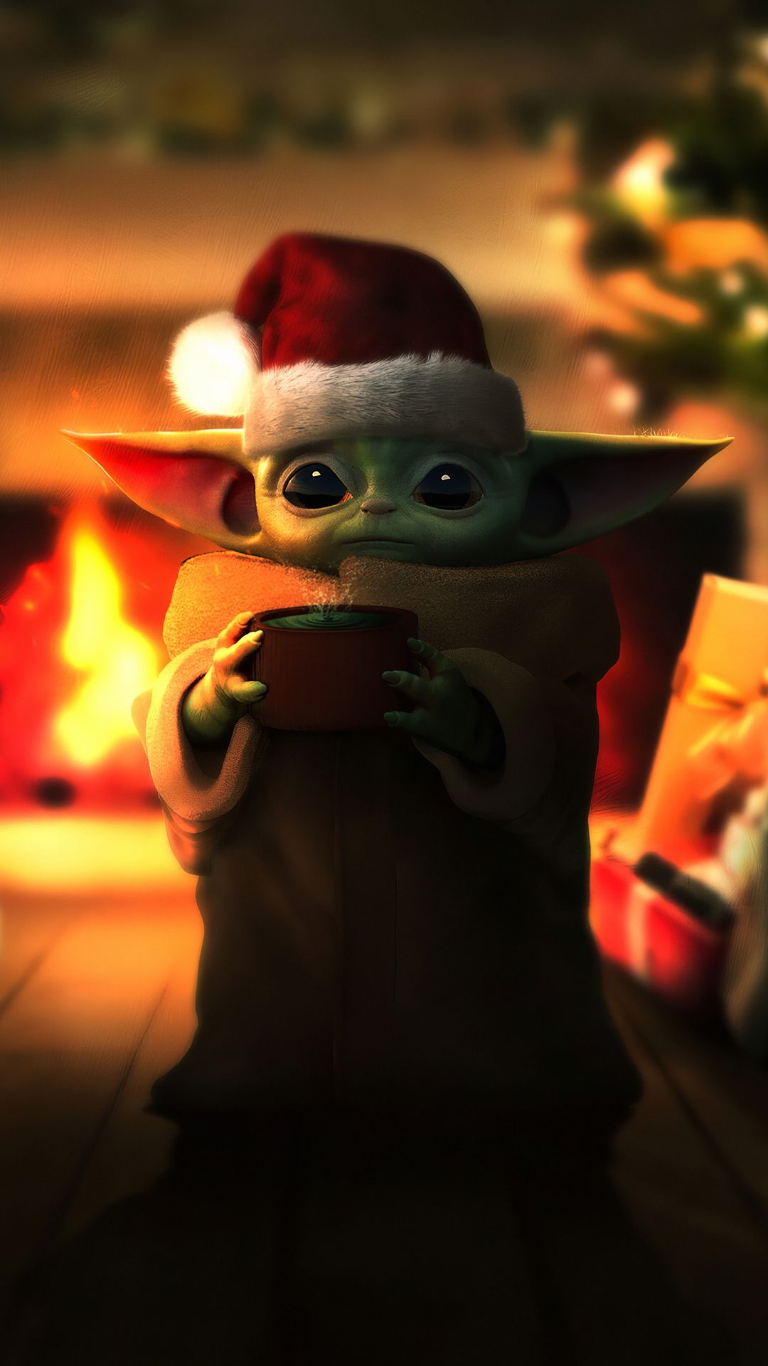 1080x1920 Baby Yoda Christmas iPhone 6s, 6 Plus, Pixel xl , One Plus 3t, 5 HD 4k Wallpaper, Image, Background, Photo and Picture, Phone