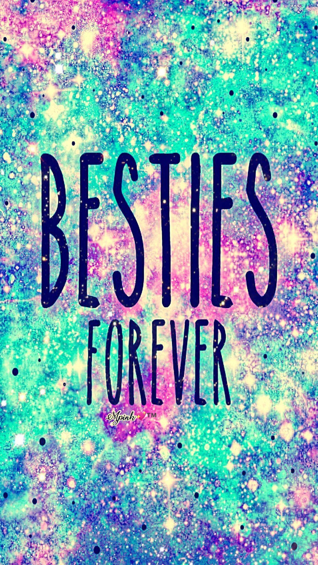 1080x1920 Besties Forever Galaxy Wallpaper #androidwallpaper #iphonewallpaper # wallpaper #galaxy #sparkle #glitter #lo. Besties forever, Galaxy wallpaper, Unicorn wallpaper, Phone