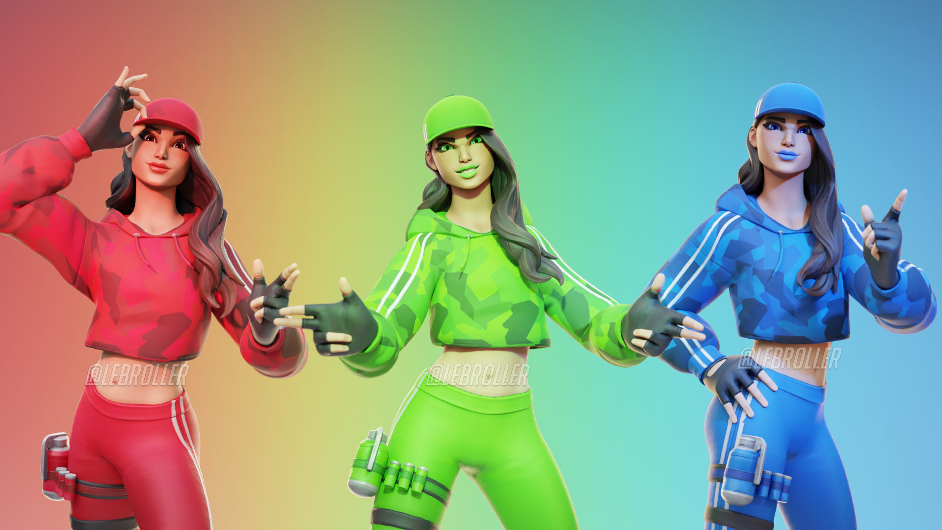 1920x1080 Ruby, Sapphire, Emerald, FortNiteBRreddit.com, Desktop