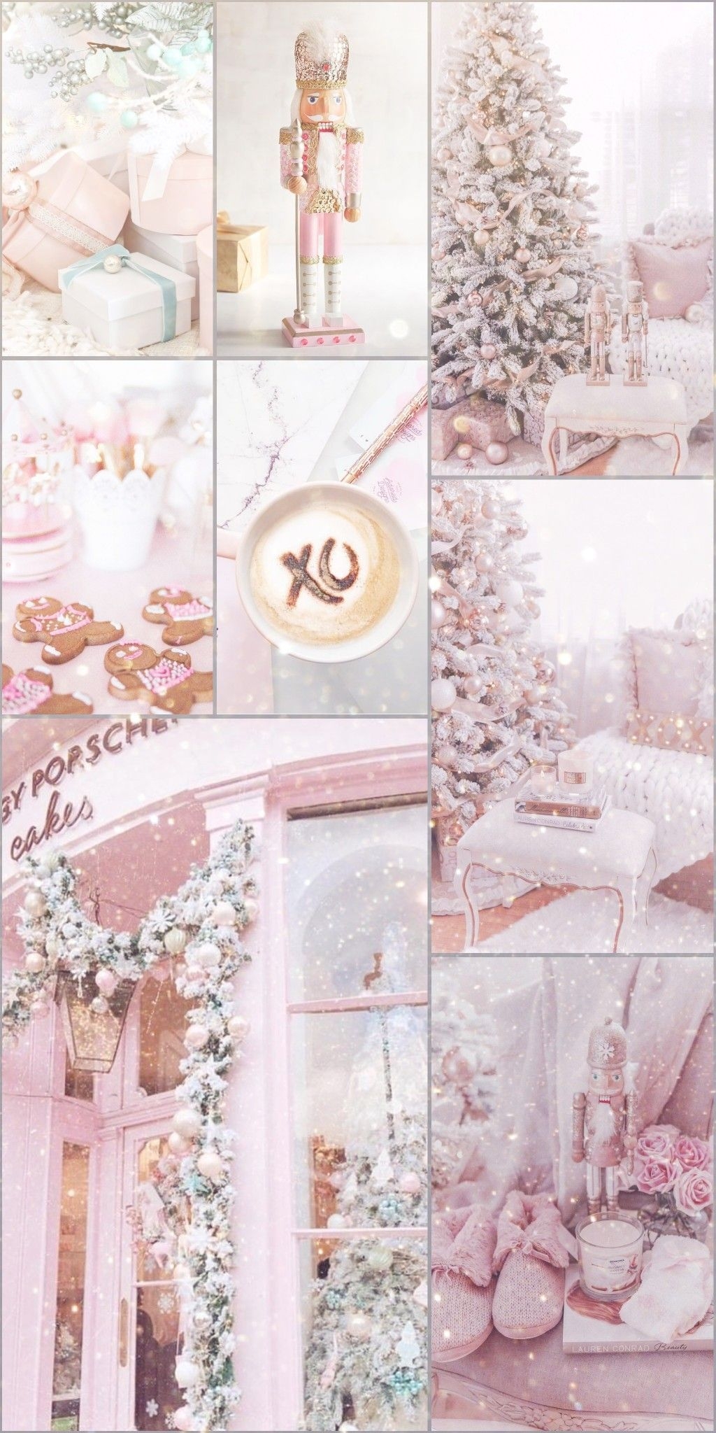 1030x2050 Pink Xmas wallpaper. Pink christmas bedroom, Pink wallpaper, Pink wallpaper iphone, Phone