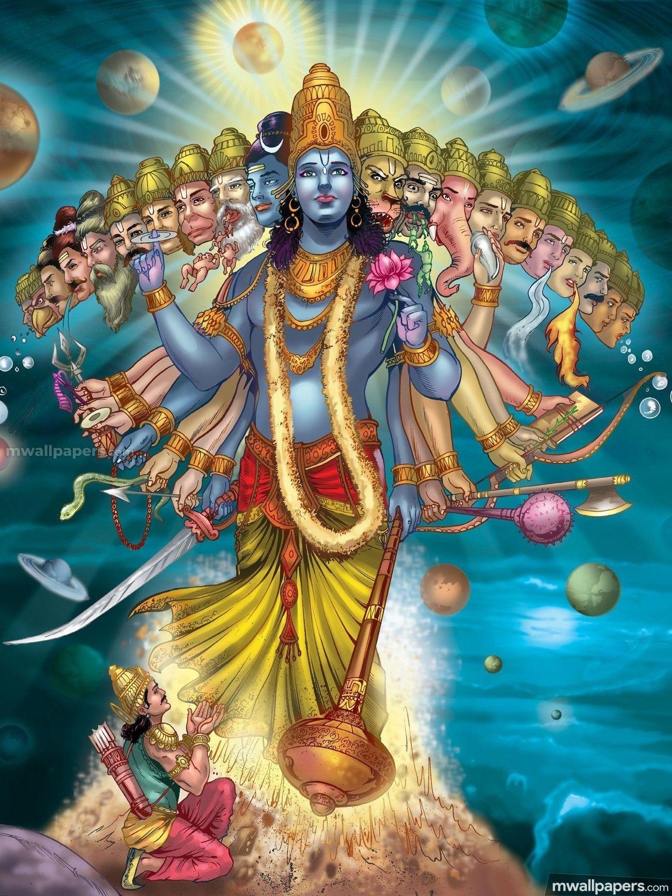 1370x1830 Lord Vishnu HD Image (1080p) - #lordvishnu #god #hindu, Phone