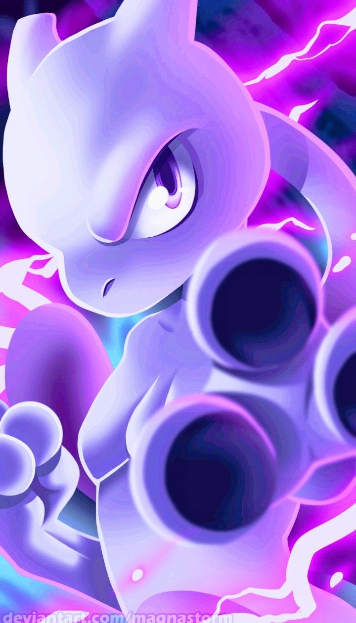 720x1260 Mewtwo, Pokemon. Pokemon rayquaza, Cool pokemon wallpaper, Pokemon mewtwo, Phone