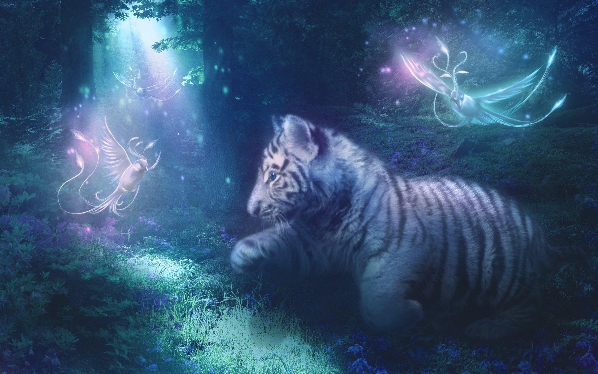 1920x1200 Tiger Fantasy wallpaper  desktop background, Desktop