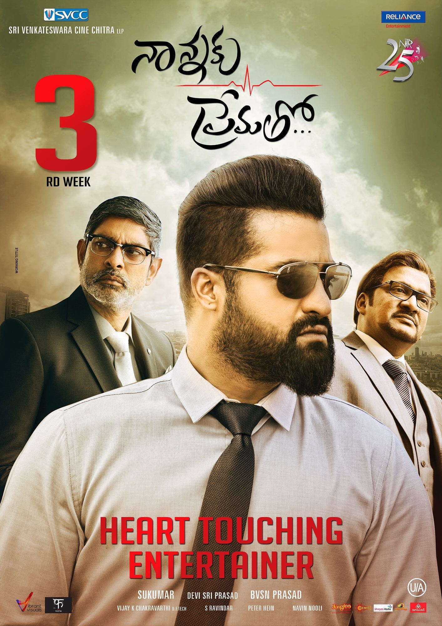 1420x2000 Jr NTR Nannaku Prematho Movie First Look ULTRA HD Posters, Phone