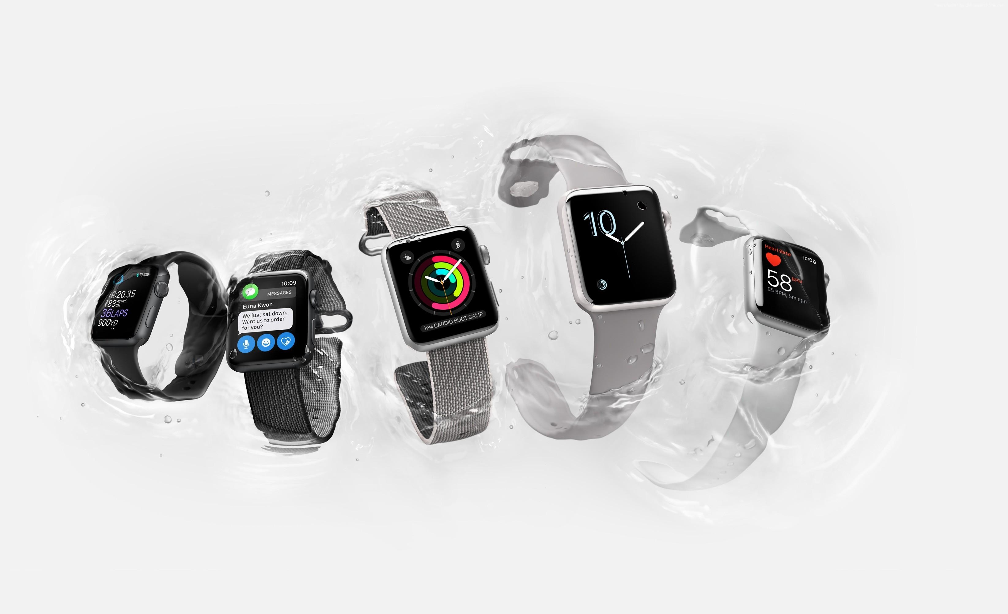 3290x2010 #iWatch, #Apple Watch Series #display, #silver, Desktop