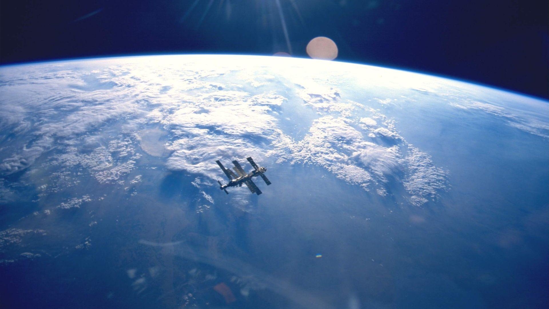 1920x1080 Earth Space Atmosphere Mir Space Station Wallpaper, Desktop