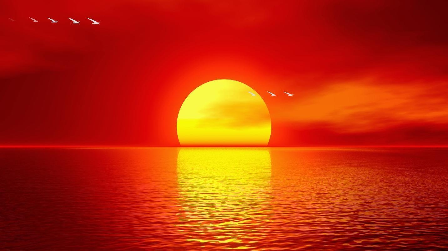 1440x810 Beautiful Ocean Sunsets Wallpaper Widescreen, Desktop