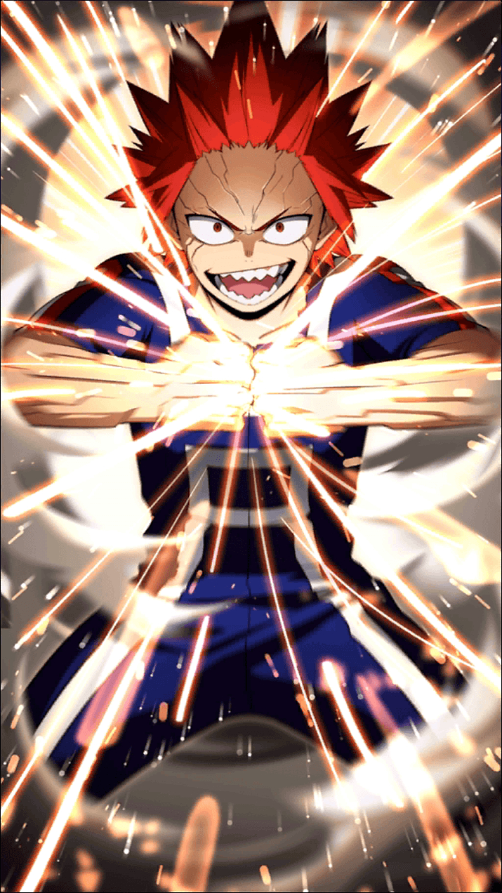 720x1280 Eijiro Kirishima Quirk: Durcissement Hardening: Red, Phone