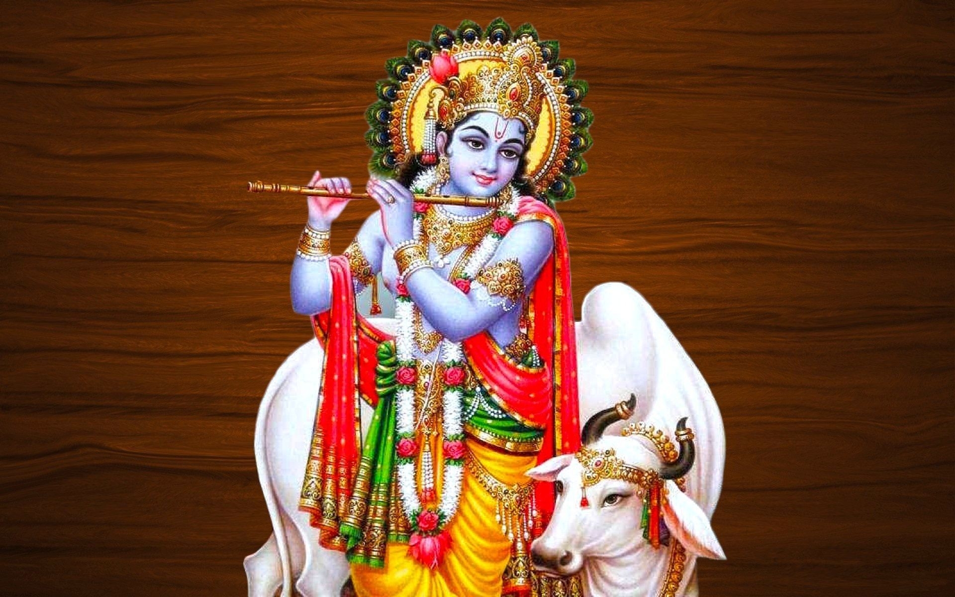 1920x1200 Lord Krishna With Cow HD Wallpaper HD Lord Krishna Png, Download Wallpaper, Desktop