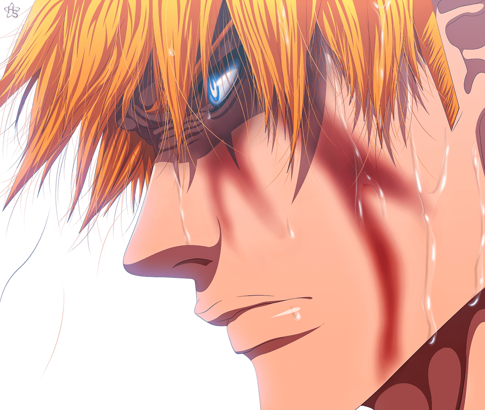 1920x1630 Anime, Blue Eyes, Boy, Ichigo Kurosaki, Angry, Orange Hair, Desktop