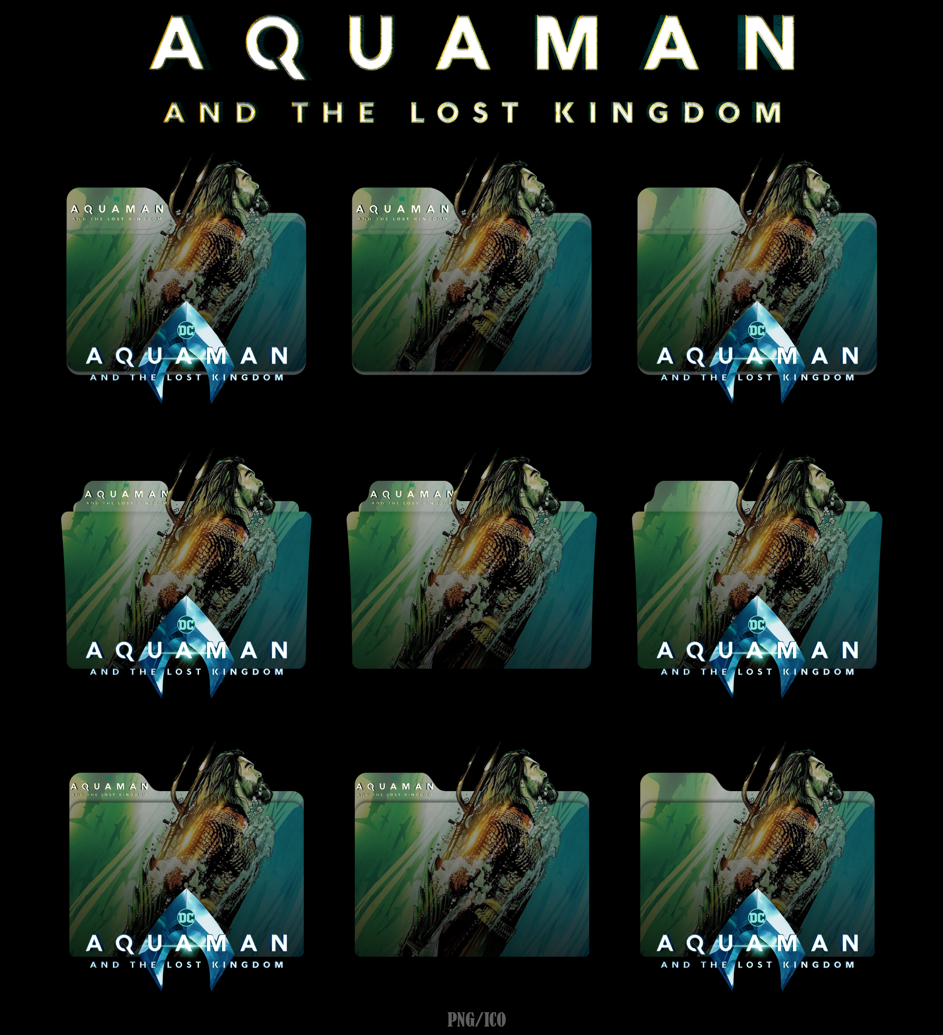 1910x2090 Aquaman and the Lost Kingdom folder icon, Phone