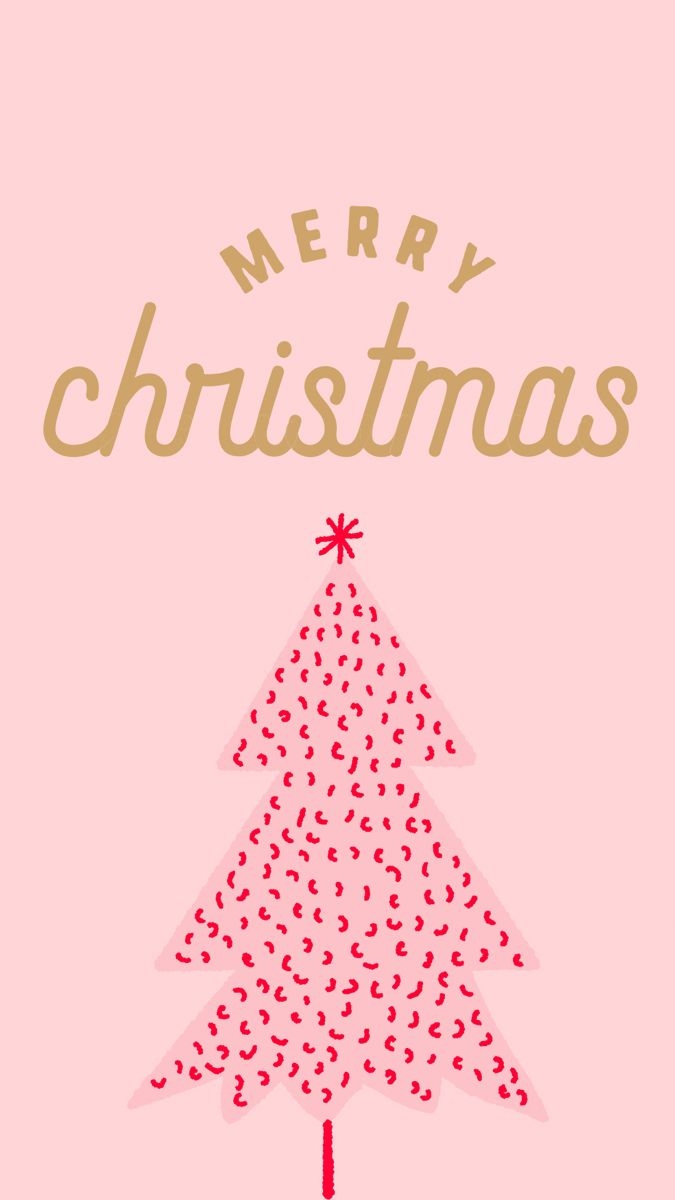 680x1200 Pink Christmas wallpaper. Christmas wallpaper iphone cute, Wallpaper iphone christmas, Pink christmas iphone wallpaper, Phone