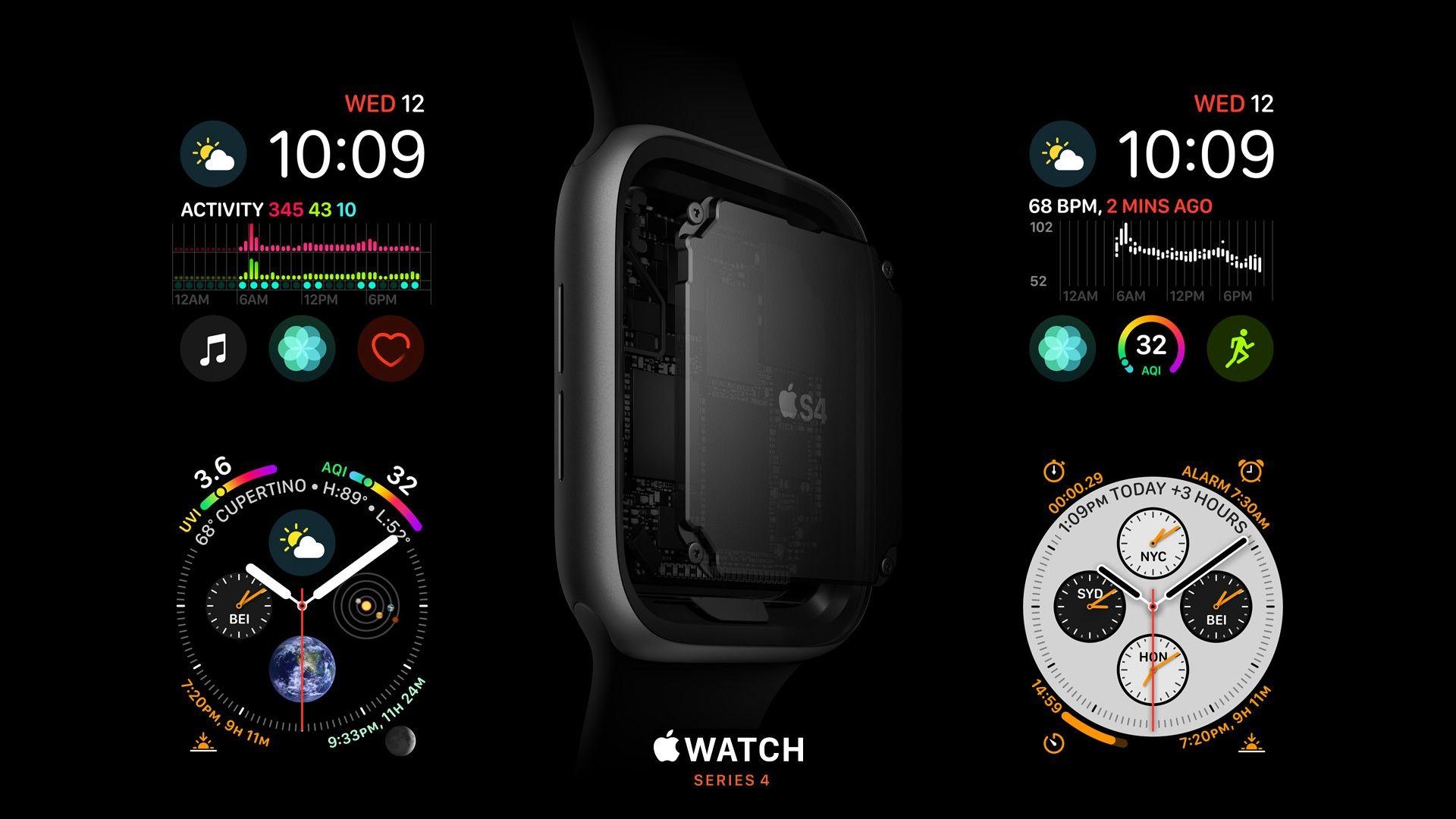 1920x1080 Wallpaper Apple Watch Series S Apple September 2018 Event, Hi, Desktop