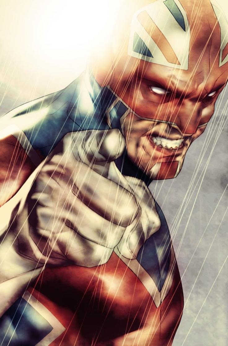 740x1120 Captain Britain Art, Phone