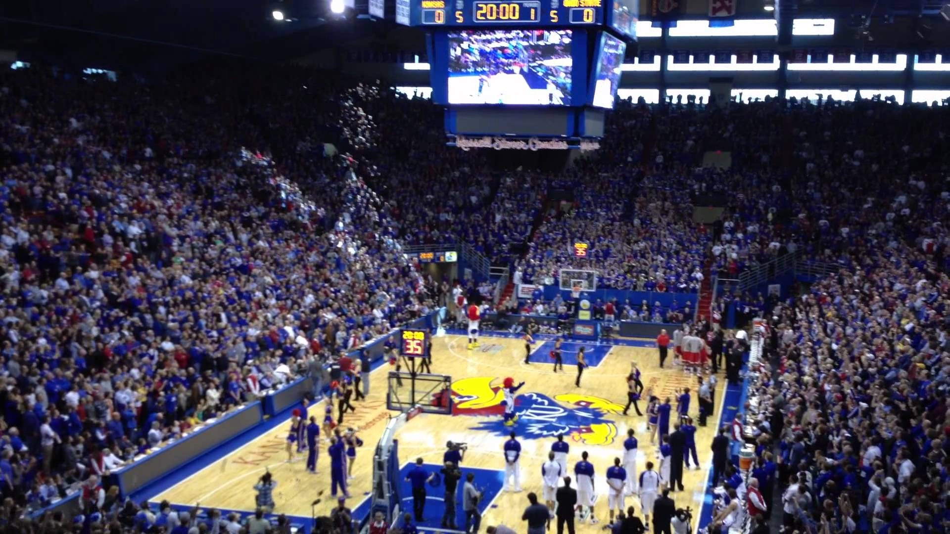 1920x1080 Jayhawks Basketball Pre Game Vs. Ohio State, Desktop