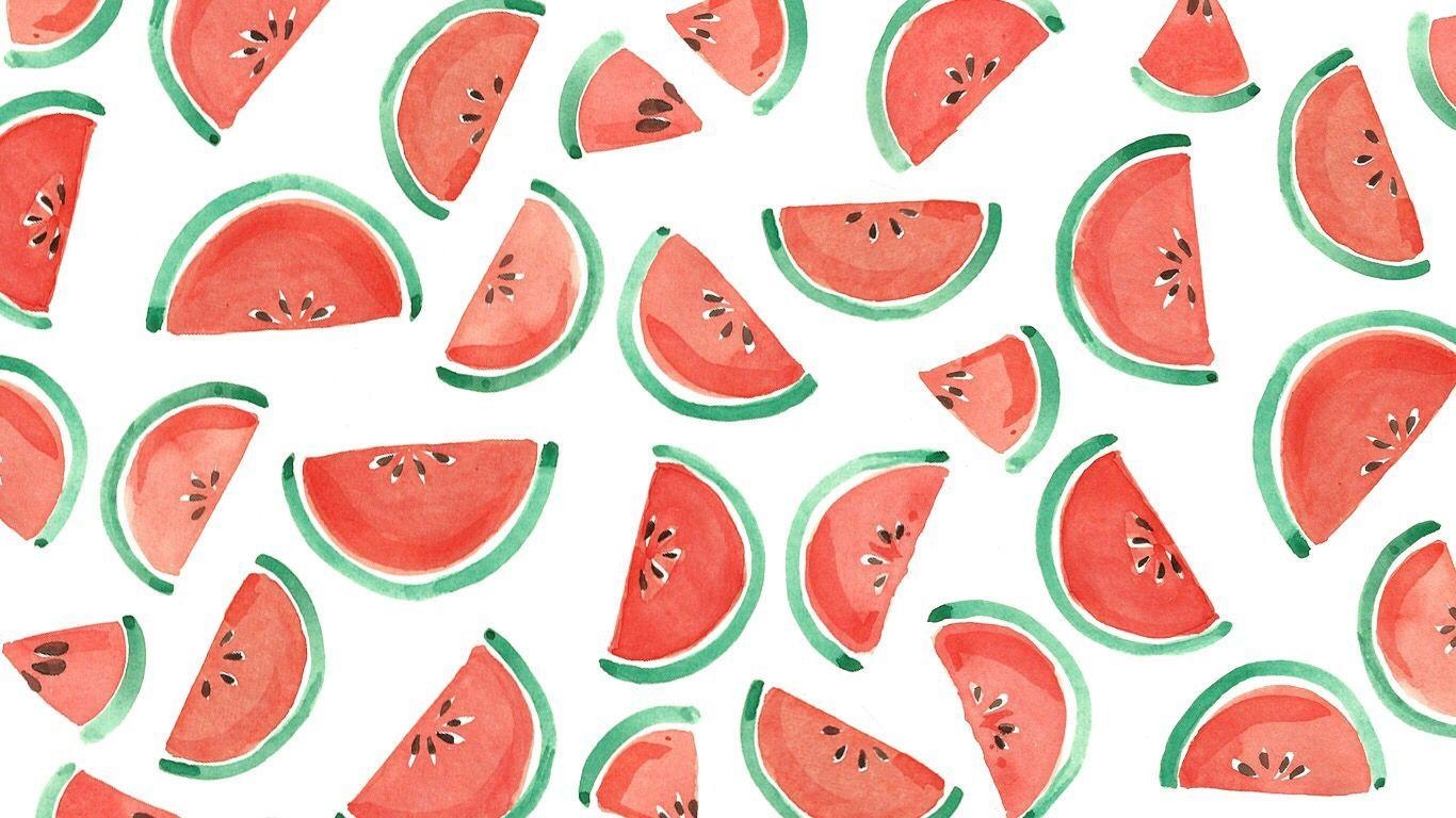 1370x770 Watermelon Cute Wallpaper For Laptop, Desktop