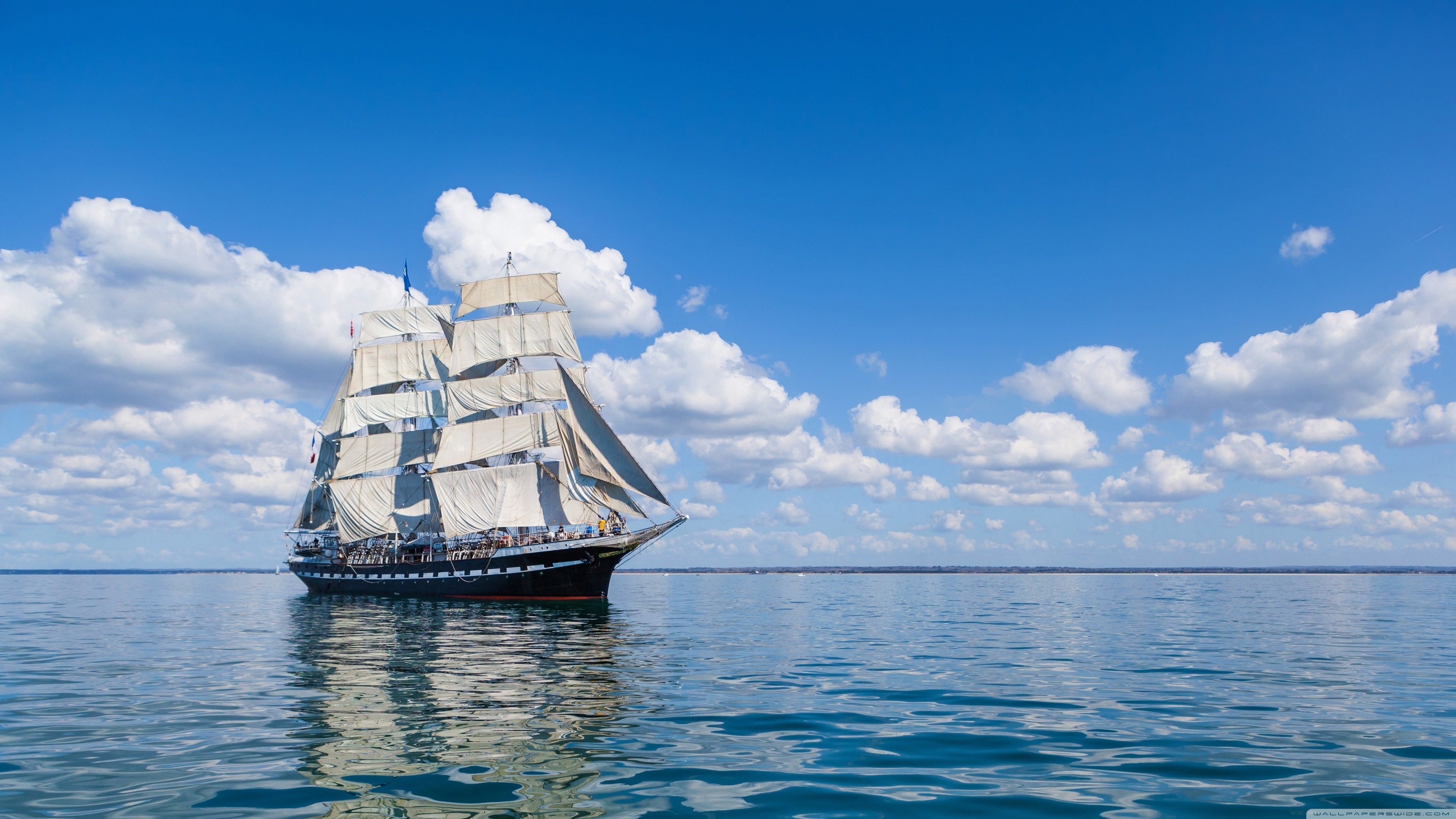 3840x2160 Tall Ship Wallpaper, Desktop