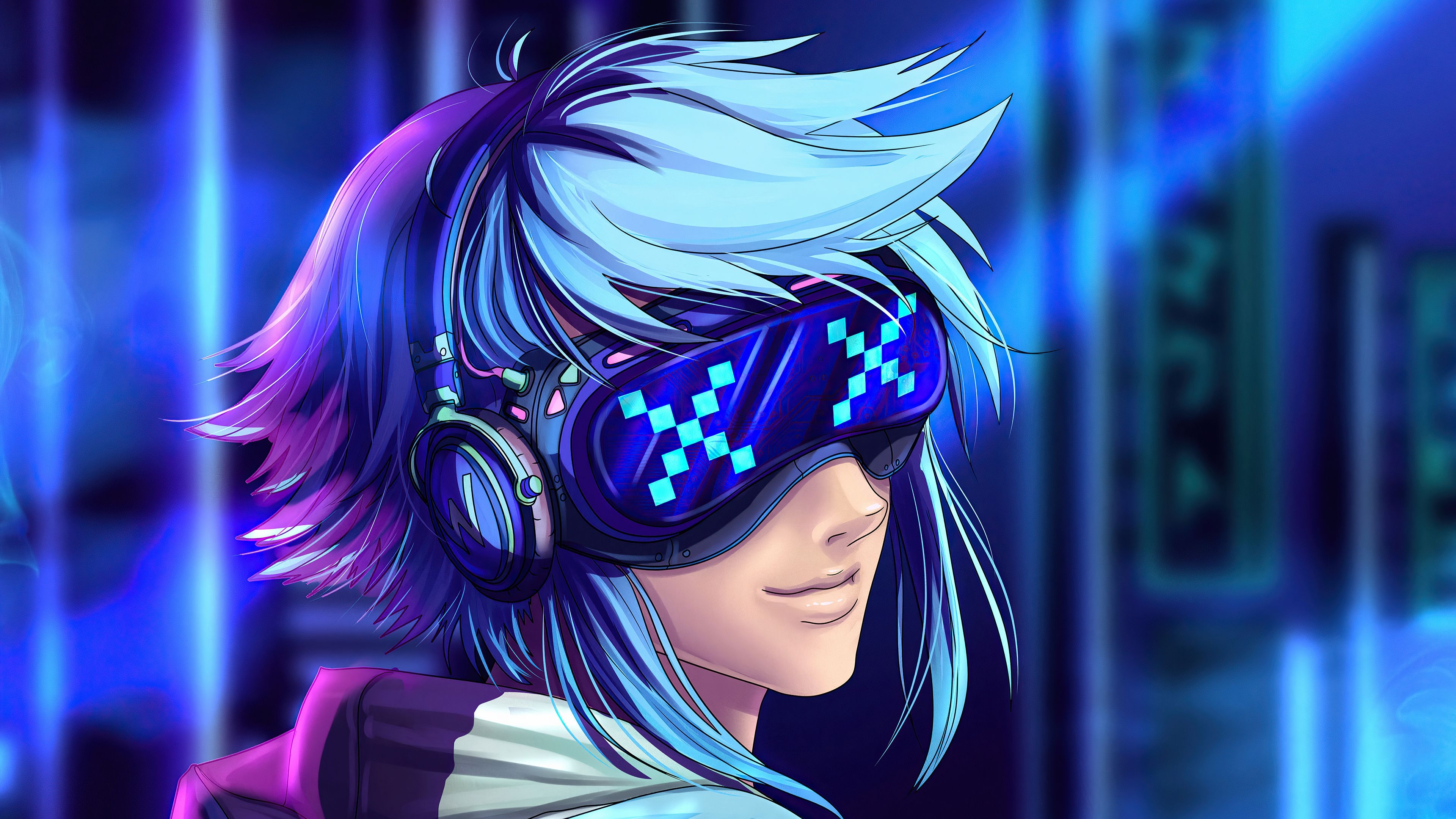 3840x2160 Neon Cool Guy 4k, HD Artist, 4k Wallpaper, Image, Background, Photo and Picture, Desktop