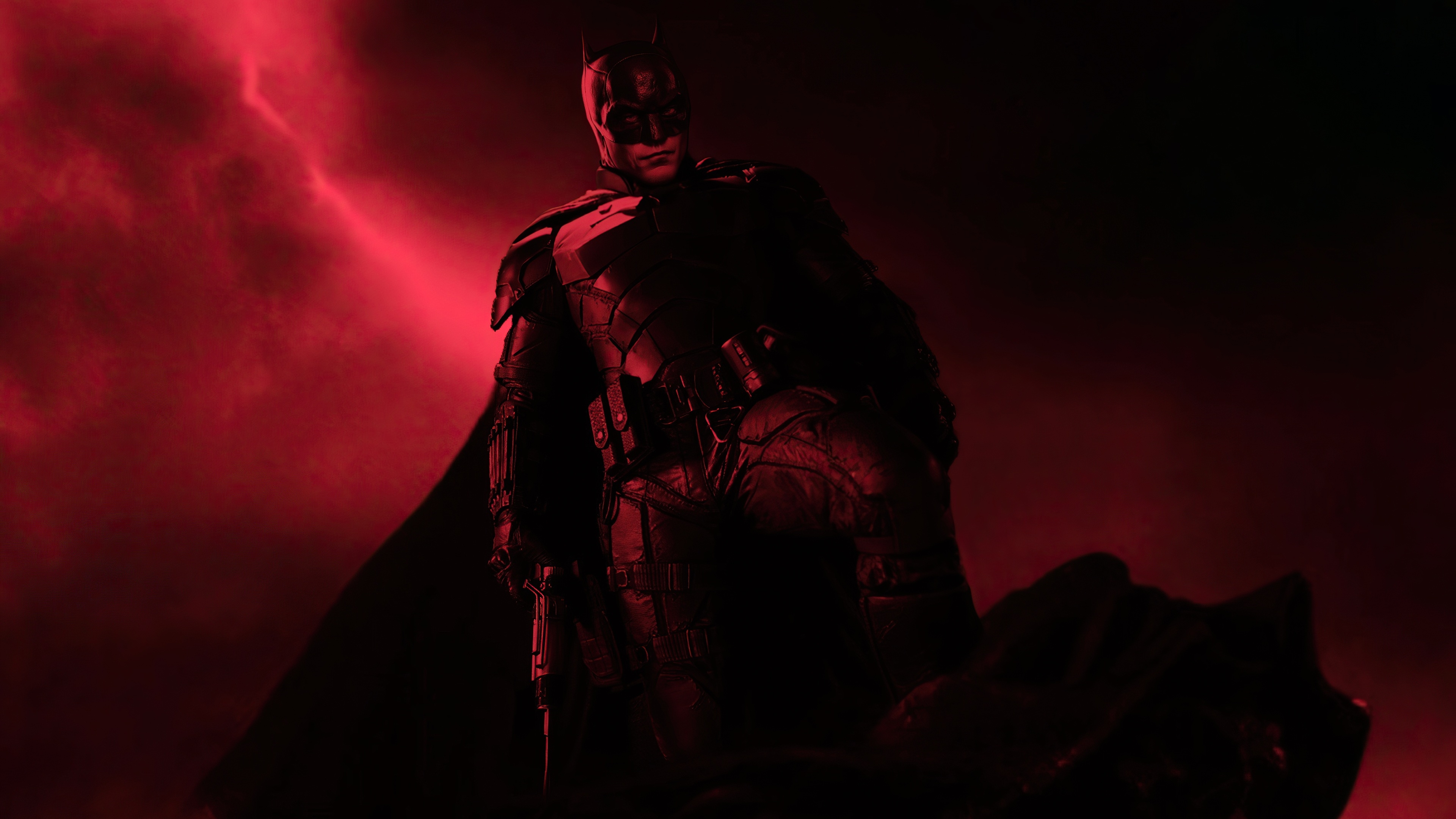 3840x2160 Wallpaper 4k The Batman Red Day 4k Wallpaper, Desktop