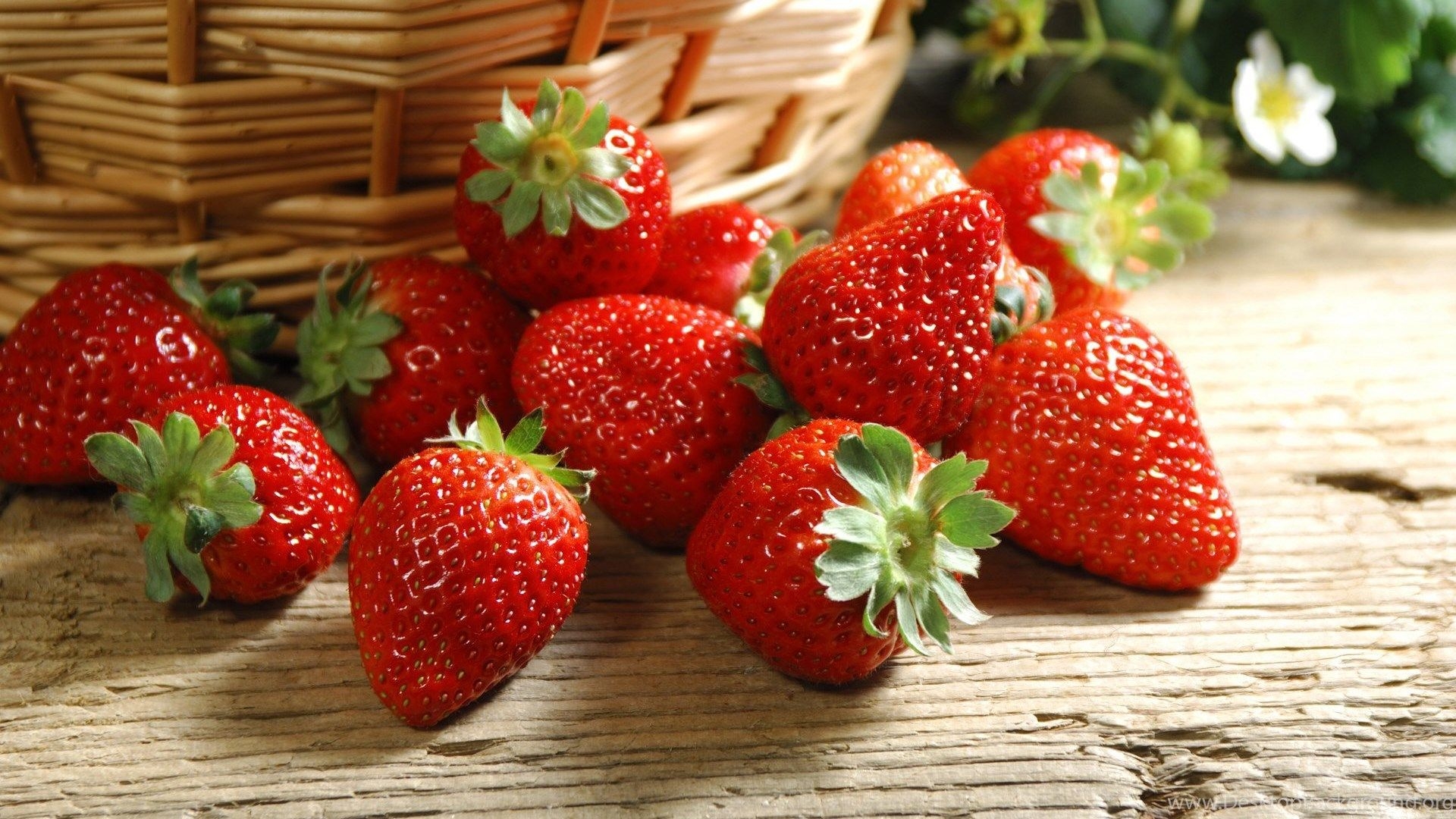 1920x1080 HD Cute Strawberries In The Basket Wallpaper For Desktop Full, Desktop