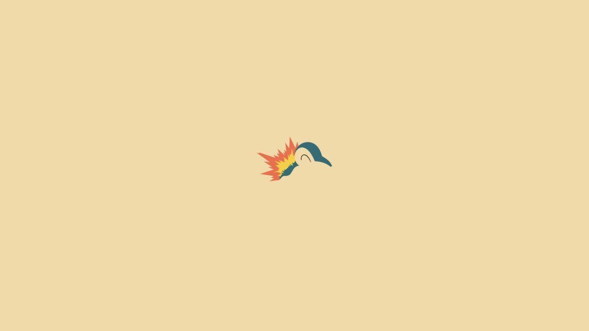 1200x670 Minimalist Cyndaquil, Desktop