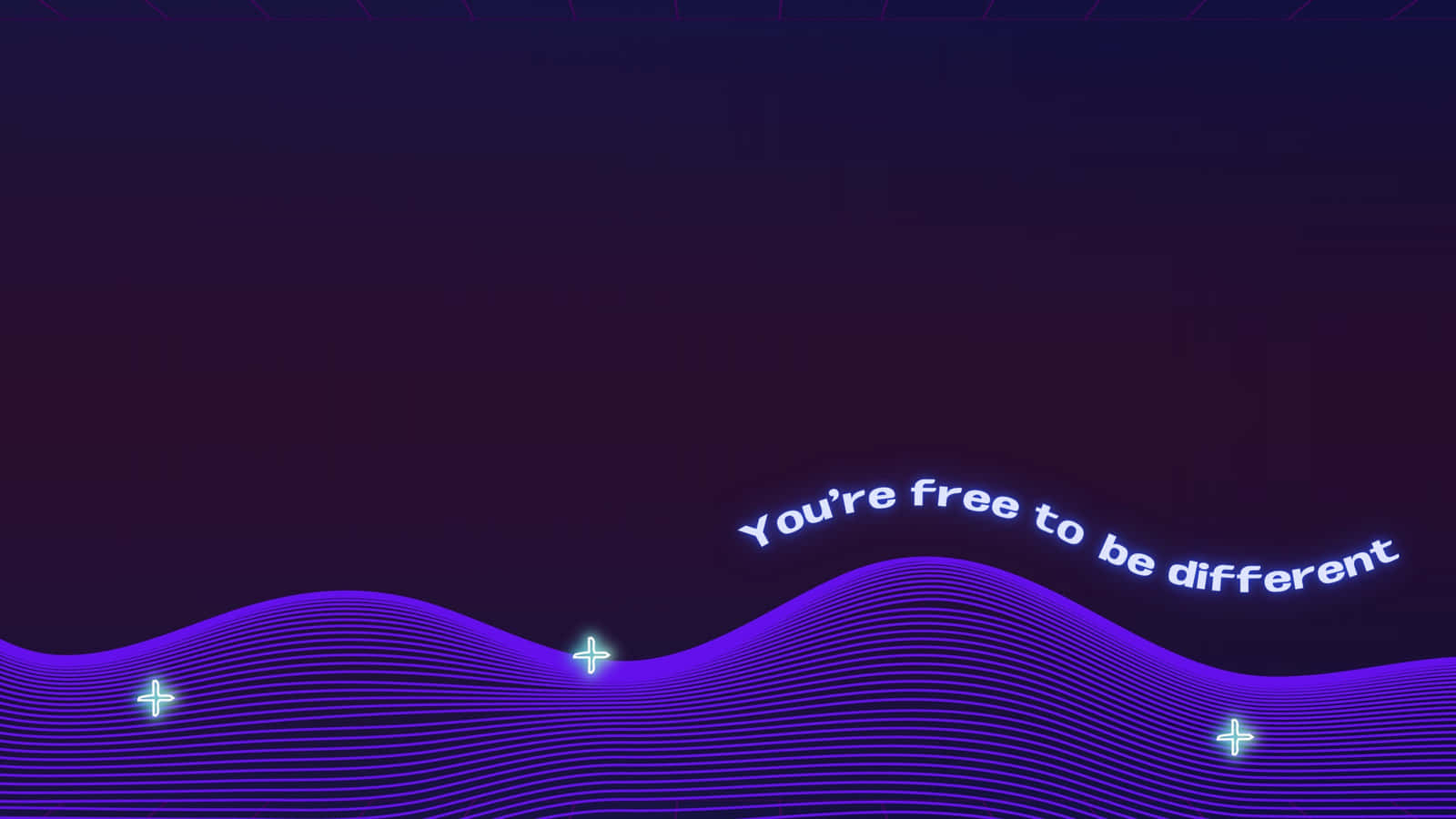 1600x900 Download Blue Waves Cyber Y2K Aesthetic Wallpaper, Desktop