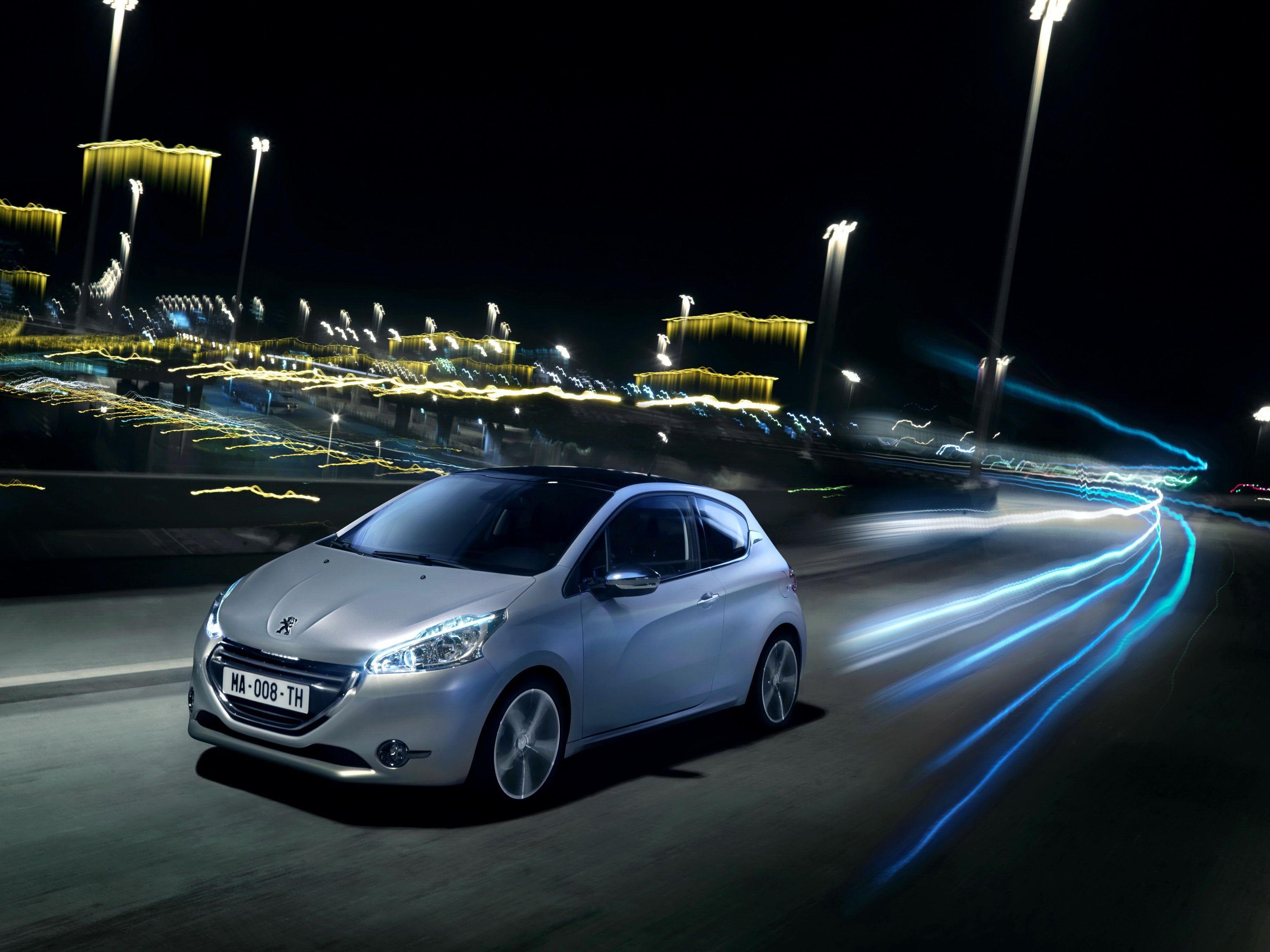 3080x2310 Wallpaper, Peugeot, Roads, 2011 Night, Cars, Download photo, Desktop