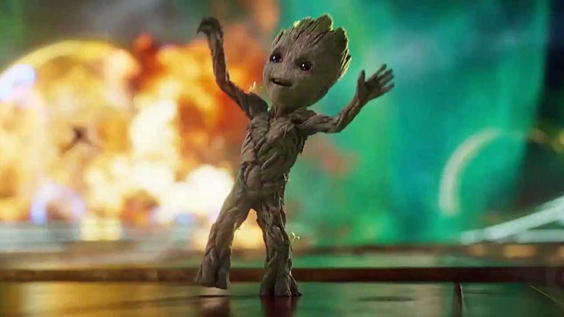 1920x1080 HD Wallpaper of Cutest Marvel Character Groot!, Desktop