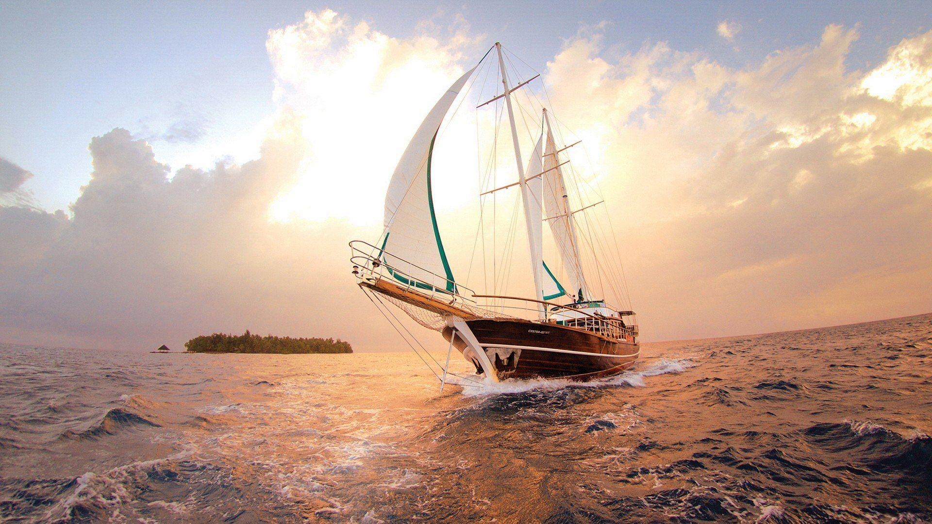 1920x1080 Sailing Ship HD Wallpaper and Background Image, Desktop