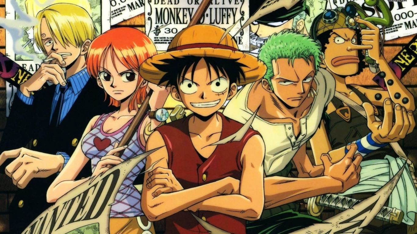 1370x770 One Piece, anime desktop PC and Mac wallpaper, Desktop