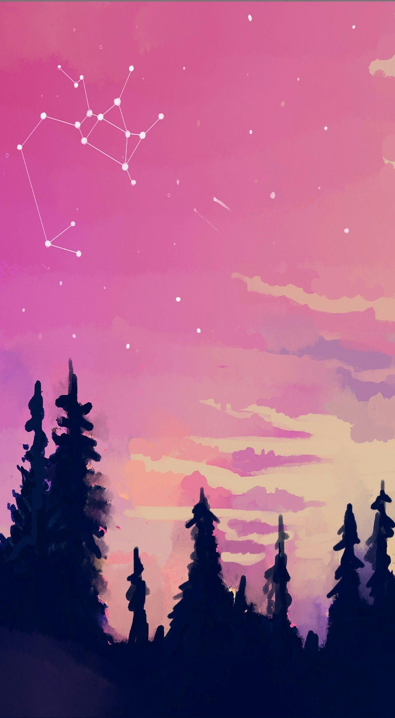 1360x2470 wallpaper galaxy aesthetic, Phone